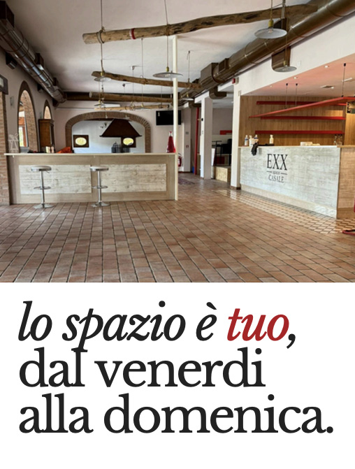 Lo spazio è tuo, dal venerdì alla domenica — sala eventi a Casale sul Sile